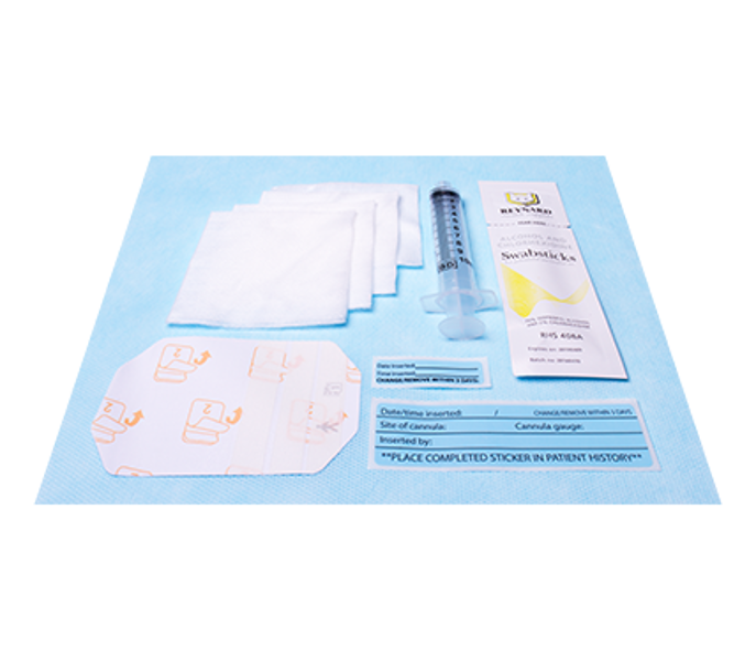 IV Starter Kit with IV Cannulation Site and Record Labels